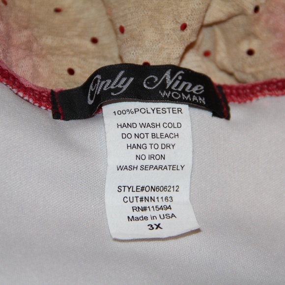 Only Nine Woman Sequin Shirt Cream & Rose Lined 3X - Picture 2 of 8